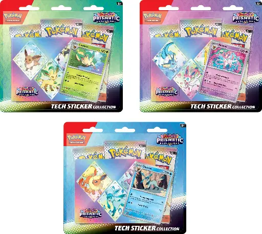 [PKM-PRE-TECH-BLIS] Pokemon TCG - SV8.5 - Prismatic Evolution - Tech Sticker Collection